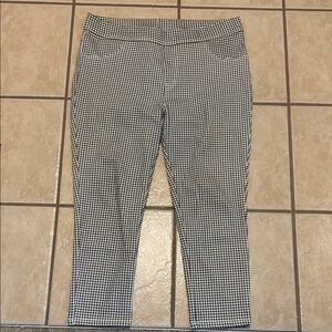 Black and White Checkered Pants